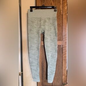 Gymshark Sage Green Camo Leggings